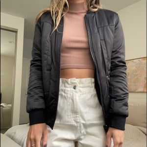 REVERSIBLE SATIN/VELVET JACKET